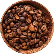 An image of Liberica beans in a wooden bowl